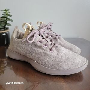 Allbirds the wool runners women size 10 light pink/purple